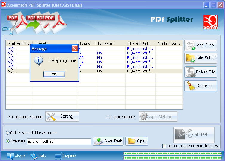 Adobe Pdf Split and Combine Screenshot